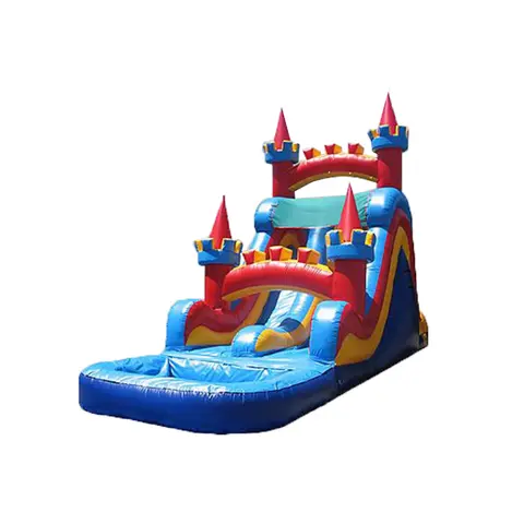 Outdoor playground inflatable slide inflatable pool slide inflatable water slides for kids