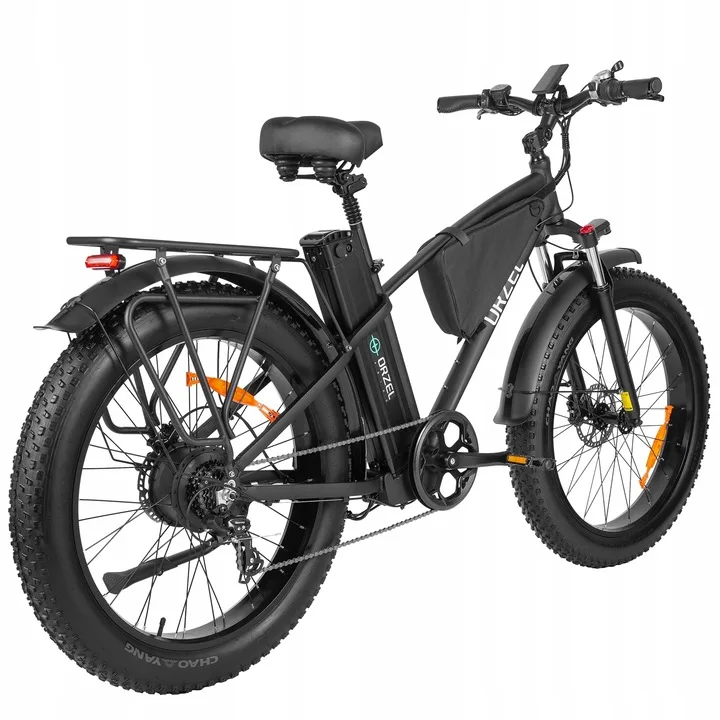 2024 EU New P26 pro Large Capacity Fat Tire Electric Bicycle 1500W48V28AH, 50km/h 26 inch Mountain Electric Bicycle 60KM 7 Speed