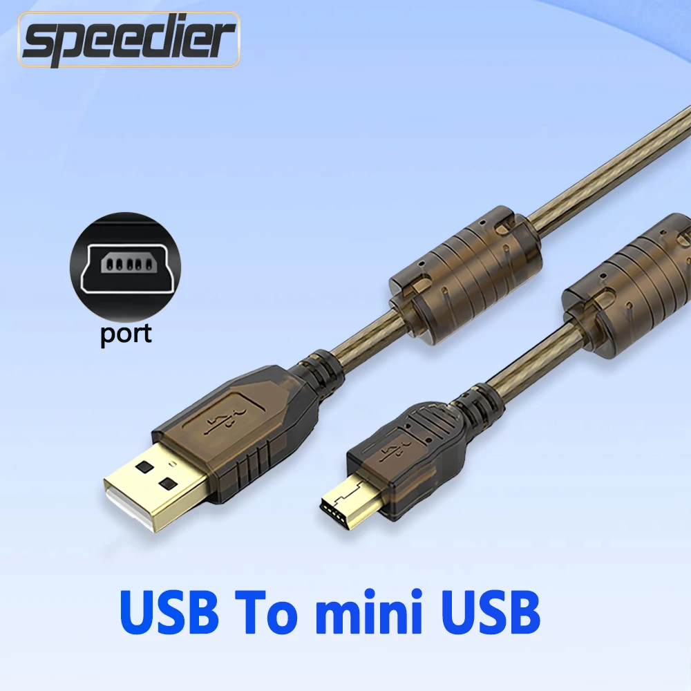 Mini USB B Data Cable  T - Type Connector Compatible with Mitsubishi Q - Series USB - Q06UDEH PLC Programming Download