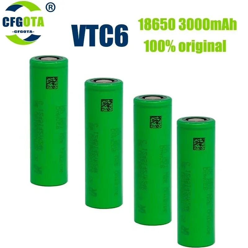 2024 New original 3.7 V 3000 MAH 18650 battery for us18650 Sony VTC6 30A toys tools flashlight battery+USB Charger