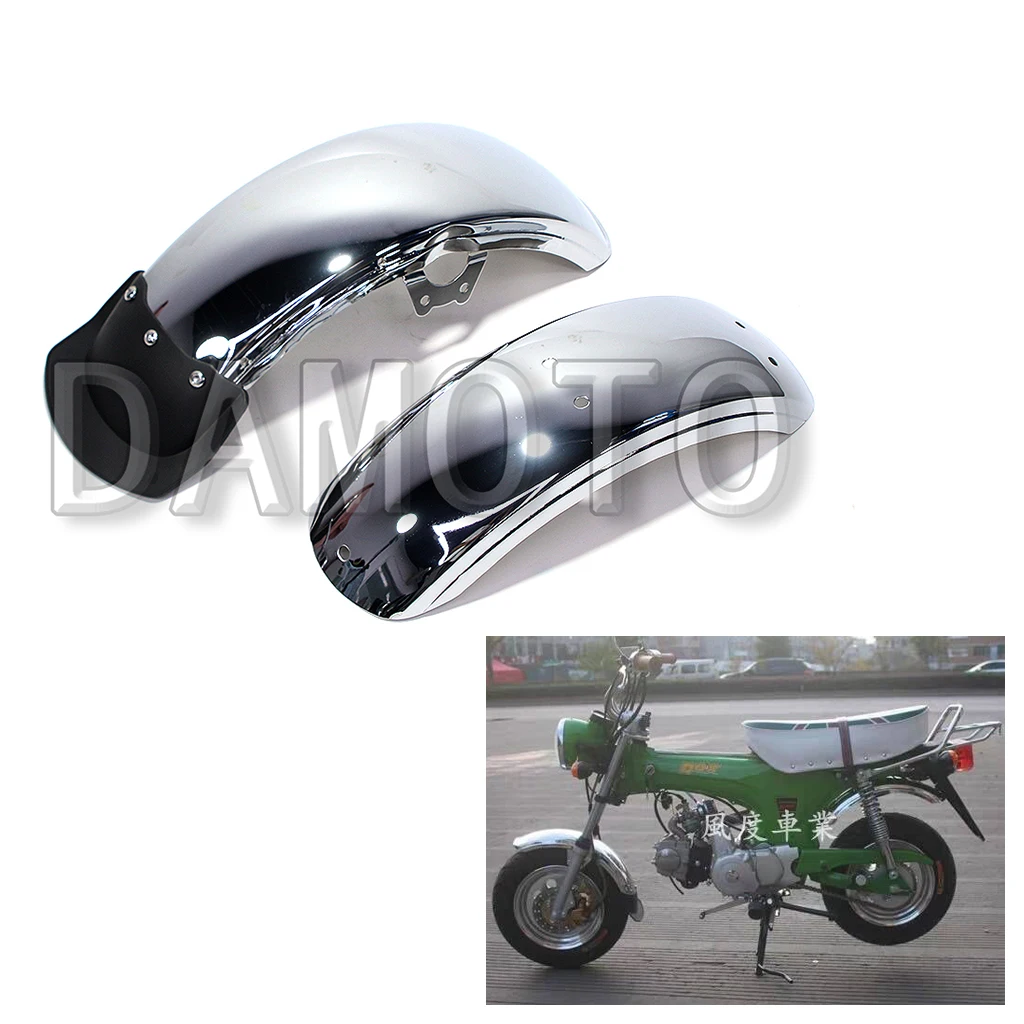 Cubierta de guardabarros par galvanoplastia delantera y trasera para Honda MINI JC70 DAX Gorilla moto pit bike