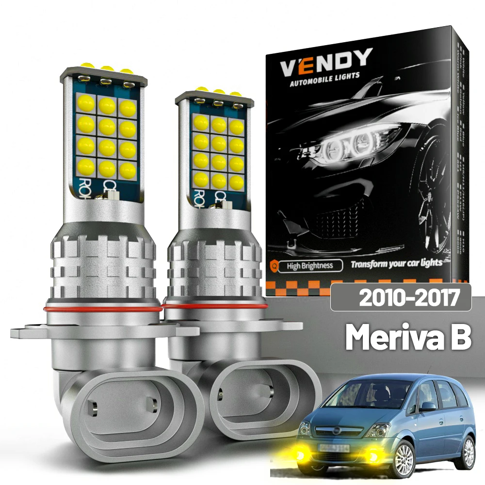 2pcs LED Fog Light For Opel Meriva B 2010-2017 2011 2012 2013 2014 2015 2016 Canbus Accessories