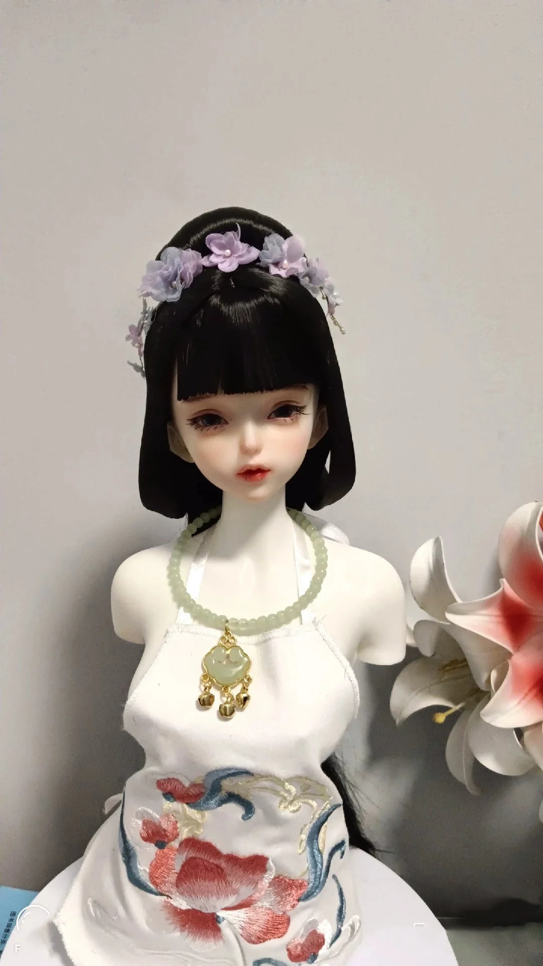 1/4 1/3 BJD Doll Wigs Ancient Costume Hanfu Vintage Princess Long Hair Fairy Wig For MSD SD13 Girl SSDF Uncle Accessories A1700