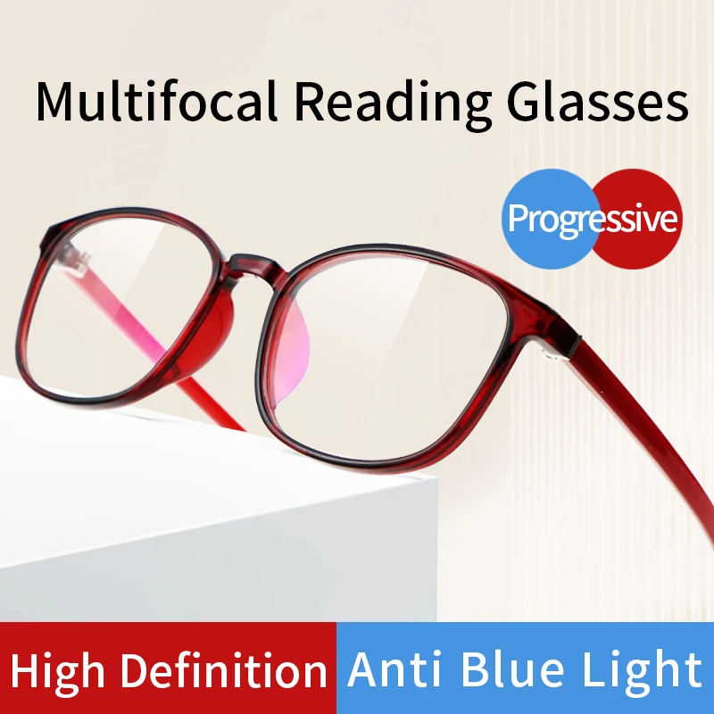 

Progressive Multifocal Computer Reading Glasses Women Men Blue Light Blocking,Diopters:+1+1.25+1.5+1.75+2+2.25+2.5+2.75+3+3.5+4.