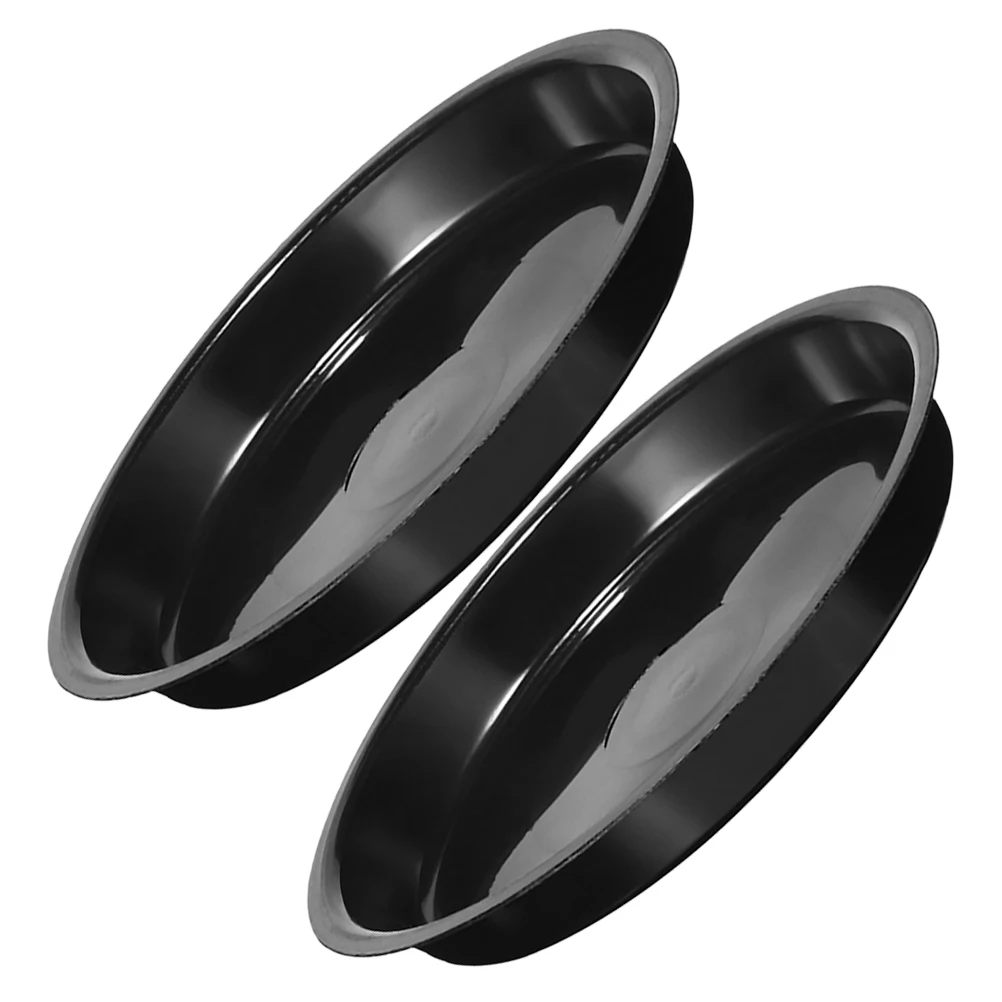 

2Pcs Plant Saucer Plastic Round Tray Durable Flower Pot Tray Indoor Outdoor Garden Drainage Plate Plant Saucers