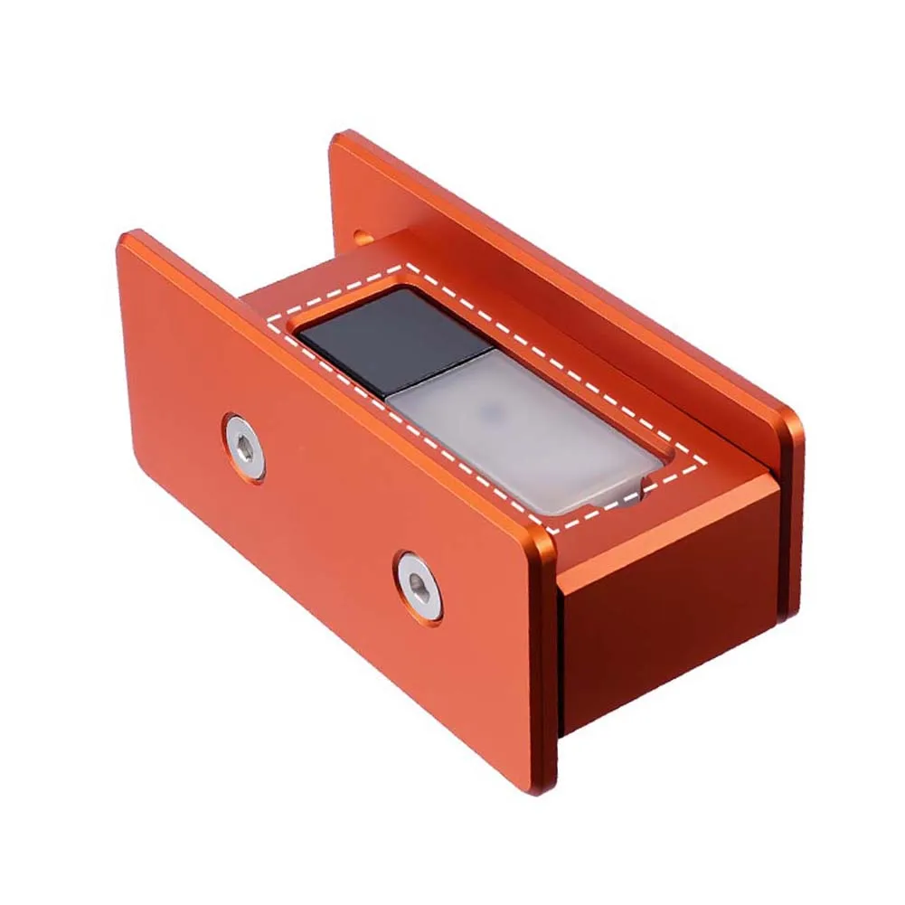 Orange Aluminum Alloy Film Peeling Cutter With Storage Box 44mm Cutting Width For PET Board Edge Sealing Trimming Hand Tool