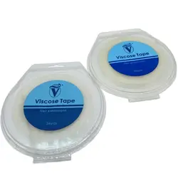 1 roll 36 yards width 1cm Transparent Double side adhesive hair extensions tape Viscose tape for tape hair extension