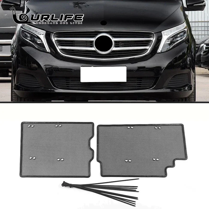 

Stainless Front Grille Insert Net Insect Screening Mesh Cover Trim For Mercedes Benz V260 W447 2016 2017 2018