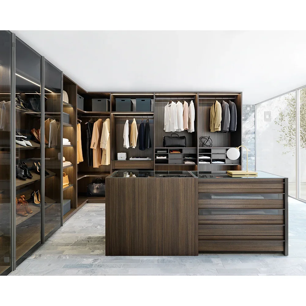 Cheap price custom walk in closet bedroom furniture bedroom wardrobe