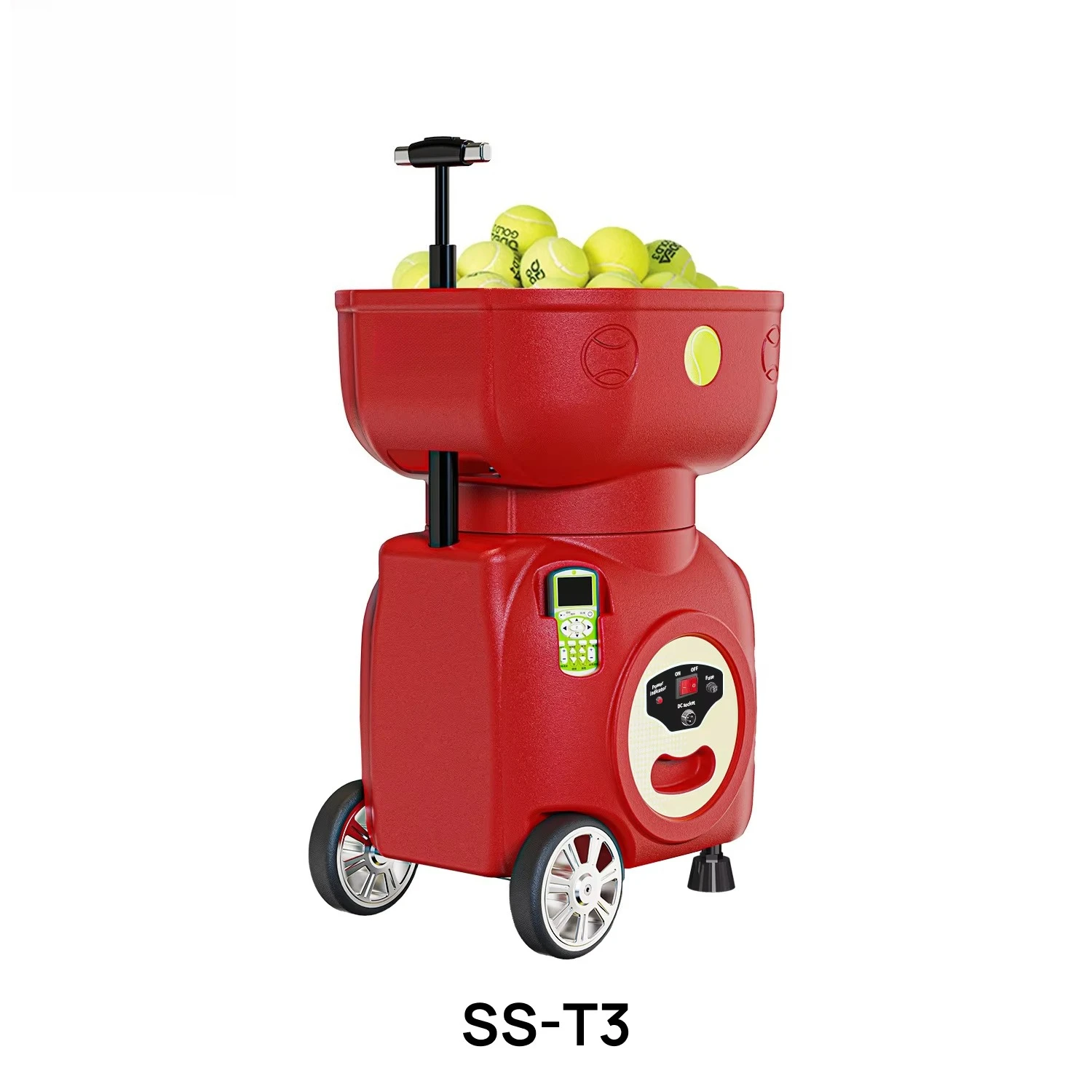 

Factory Direct Delivery High Quality Red Tennis Ball Training Equipment with APP Control for Clubs/Beginners