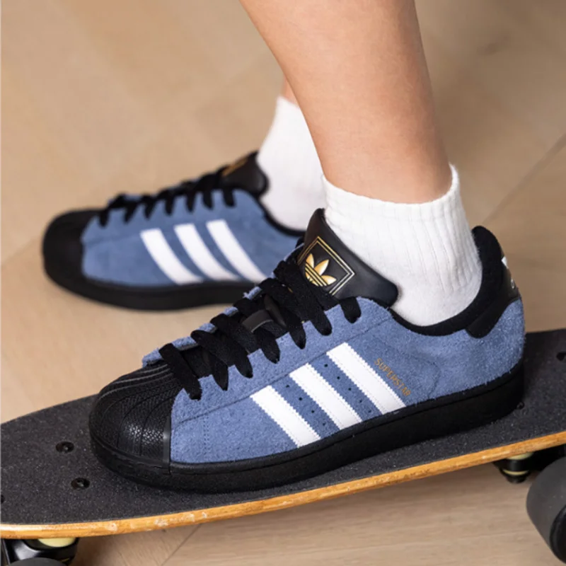 Adidas SUPERSTAR II W Originals KJ4613 Low‑Top Superstar Casual Skate Shoes Leather Upper Lace‑Up Comfort With Shoebox