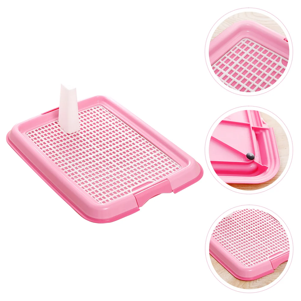 Potty Toilet Dog Puppy Training Pet Indoor Pads Pad Cat Holder Tray Mesh Pee Starter Kit Potties Mat Gird Replacement Diapers