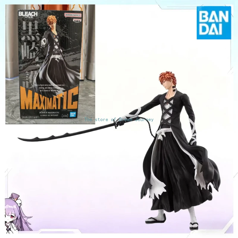 

En Stock BANDAI Original BANPRESTO BLEACH MAXIMATIC Kurosaki Ichigo figura de Anime modelo juguete adornos coleccionables re