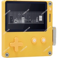 Retro Portable Mini Handheld Game Console, Creative Hand Crank Black and White Screen