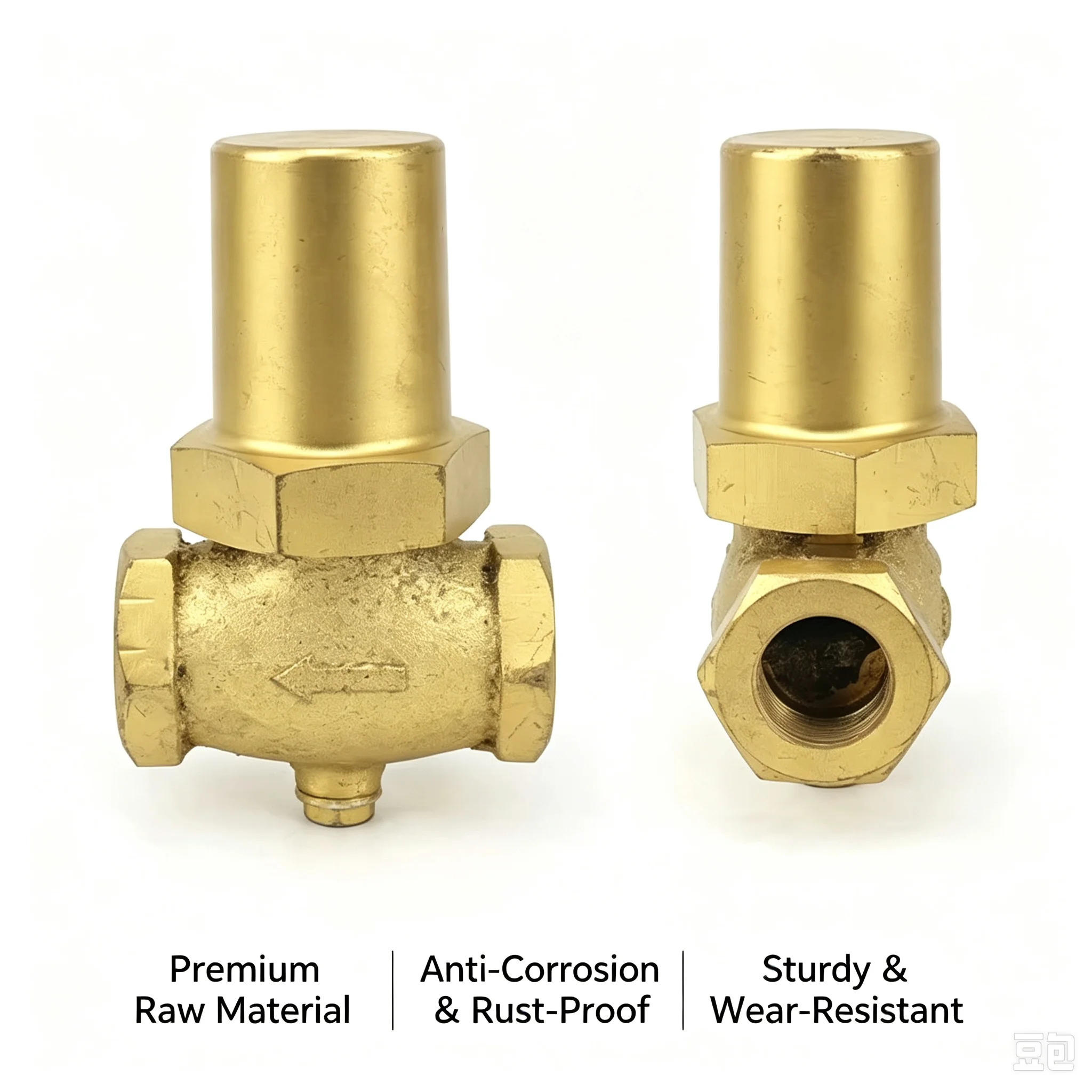 Pure Copper Pneumatically Controlled Exhaust Valve, T Type Shut Off Valve for Mobile High Pressure Sandblaster Tank Accessories