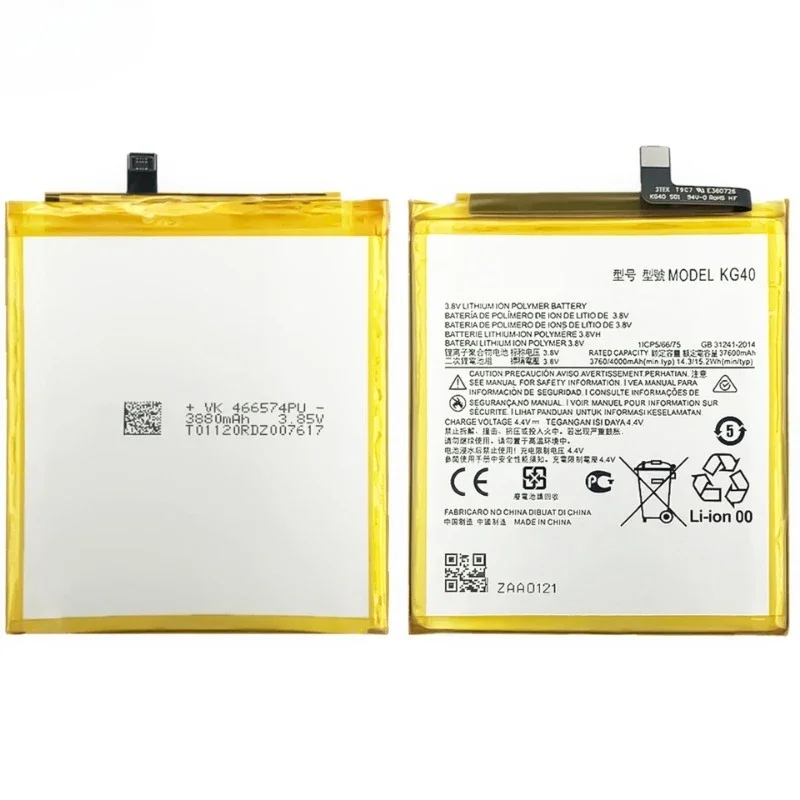 KG40 for Motorola G8/G8 Play/G Fast/One Macro/XT2015/XT2045 Phone Battery High Quality  Capacity Replacement Bateria with Tools
