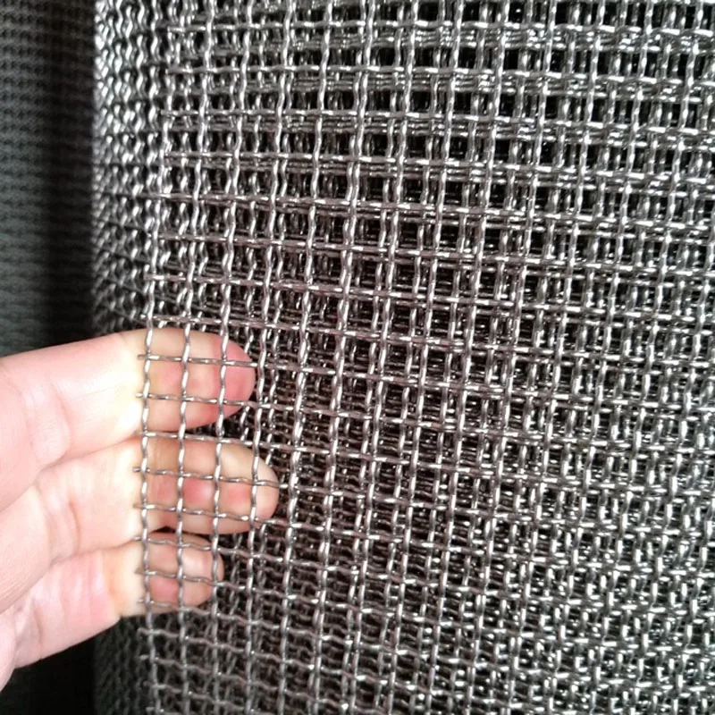 Sale a Meter durable roll Metal screening stainless steel 304 Woven crimped wire mesh embossed wire cloth Sieve filter wire mesh