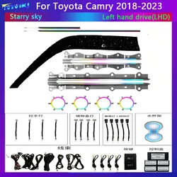 LED 64 Colors 4 Door Lights Ambient Lights Decorative Lights Ambient Lights For Toyota Camry 8th Generation 2018 2019 2020 2021