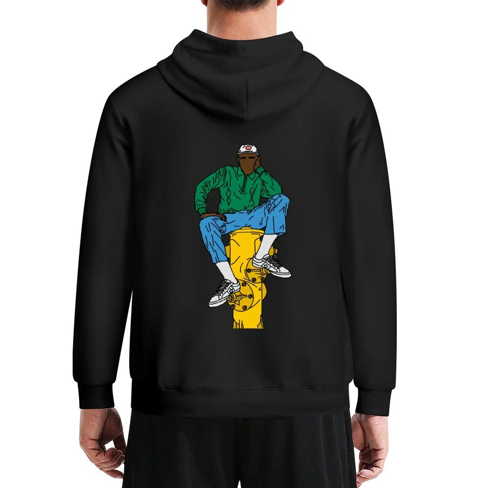 

tyler illustration Hoodie winter clothes men's coat hooded shirt blouse hoodie graphic