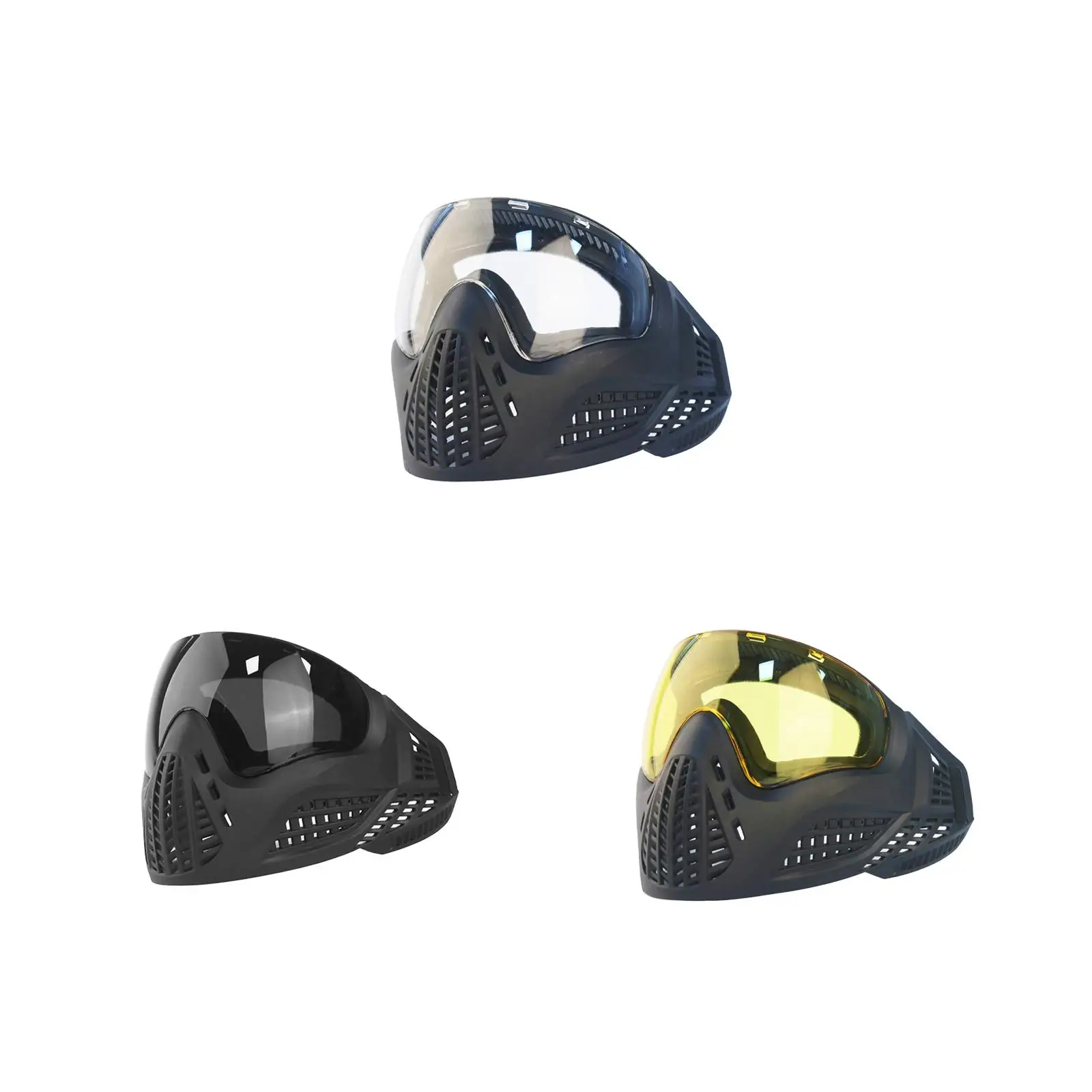 Máscara de computador ao ar livre respirável multifuncional equipamento à prova de vento protetor facial para caça de halloween cosplay esportes ao ar livre ciclismo