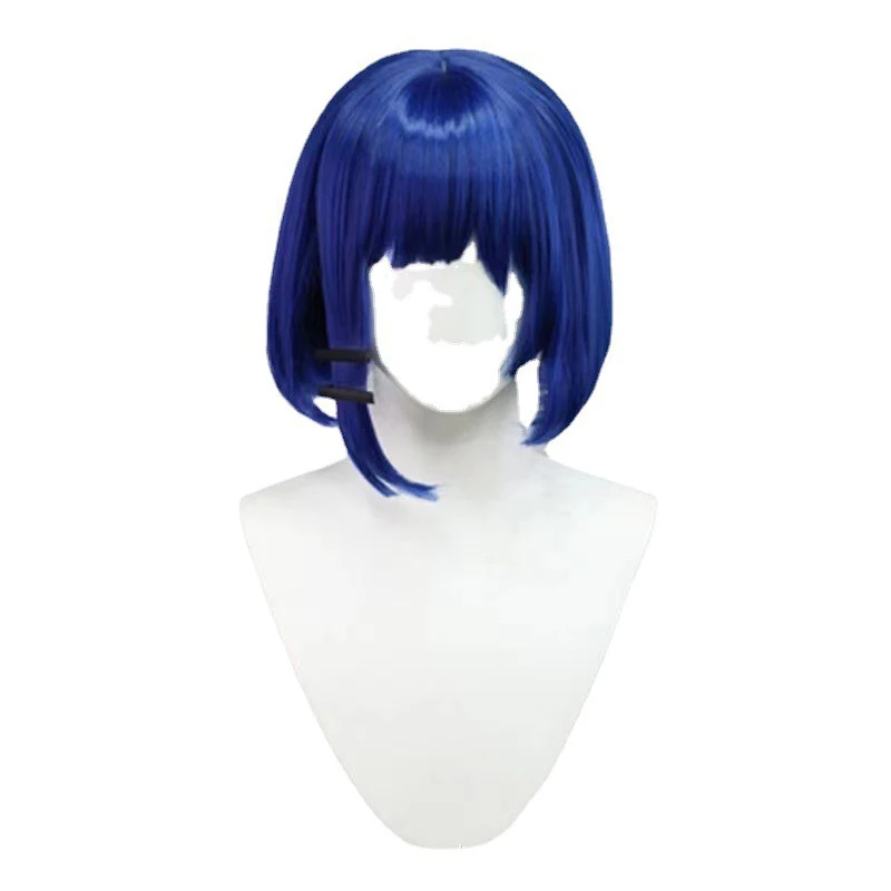 Anime bochi a rock estudante papel chapelaria festa mulher headwear franja reta estudante cabeça peruca yamada ryo personagem peruca capa