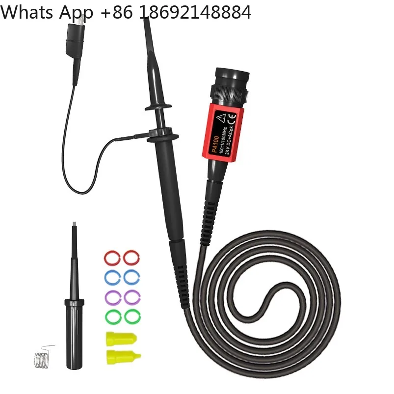 100:1 oscilloscope probe P4100 100 MHZ withstand voltage 2KV high voltage probe, spot quick delivery