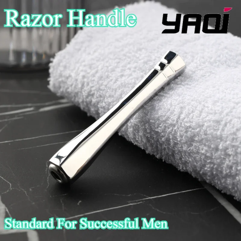 Ручка бритвы YAQI Flare из полированной нержавеющей стали 316, мужская безопасная ручка для бритвы, подарок на день рождения для парня