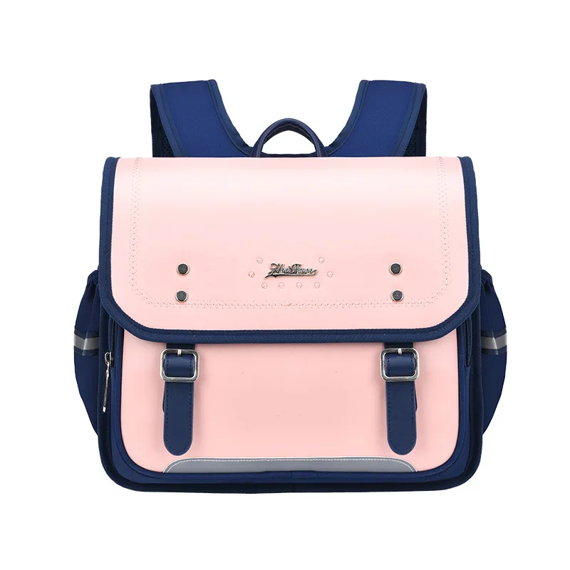 New Children School Bags Fashion School Backpacks High Quality Nylon PU Children Backpack Child Book Bag