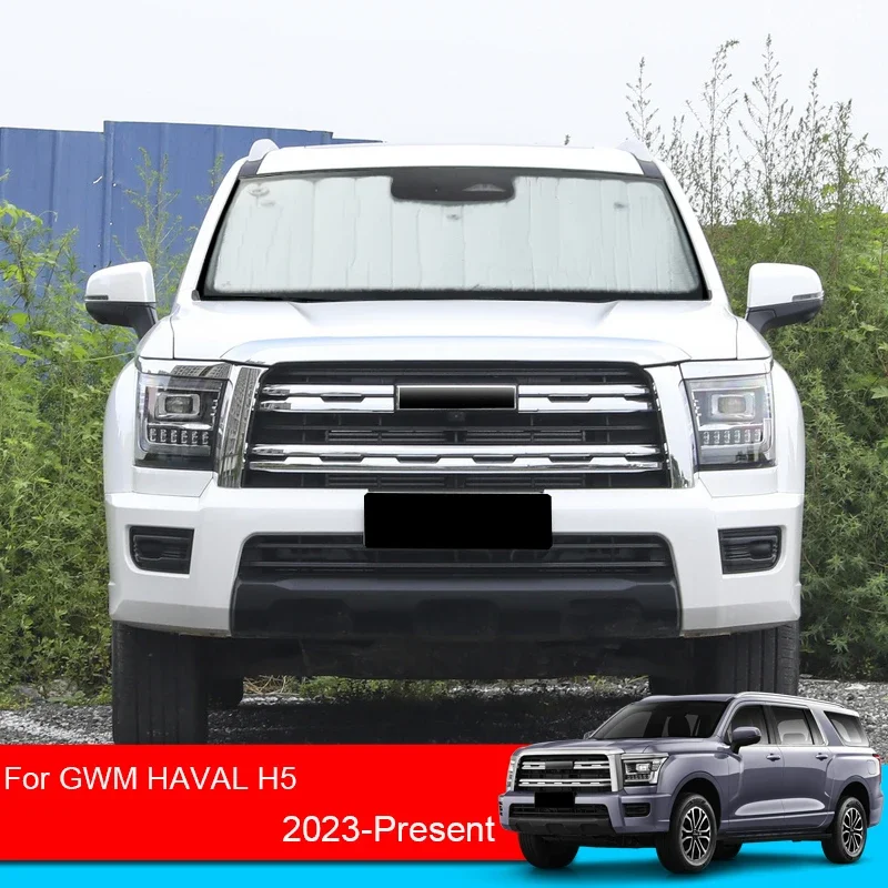For GWM HAVAL H5 2023-Present Car Sunshades UV Protection Cover Side Window Curtain Sun Shade Visor Mat Windshield Accessories