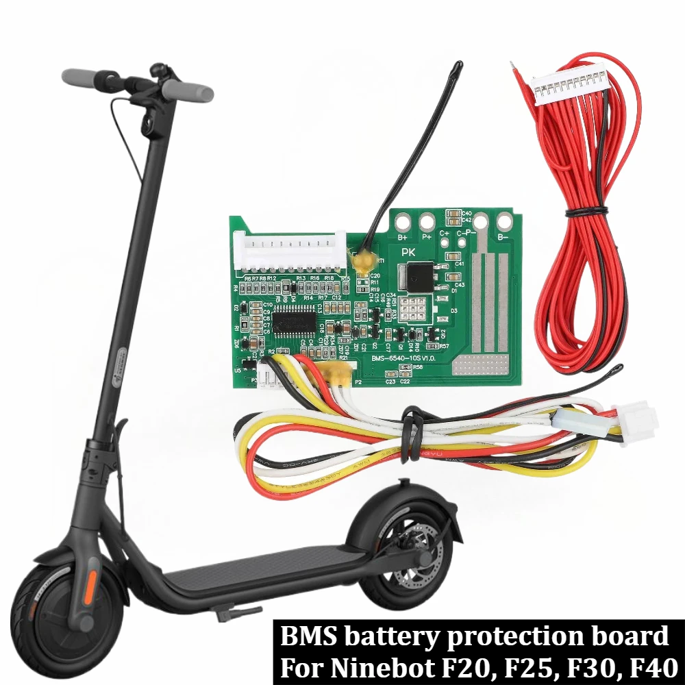 BMS Batterieschutzplatine mit Kabeln für Segway Ninebot F20 F25 F30 F30Plus F40 Elektroroller, 10S 36V