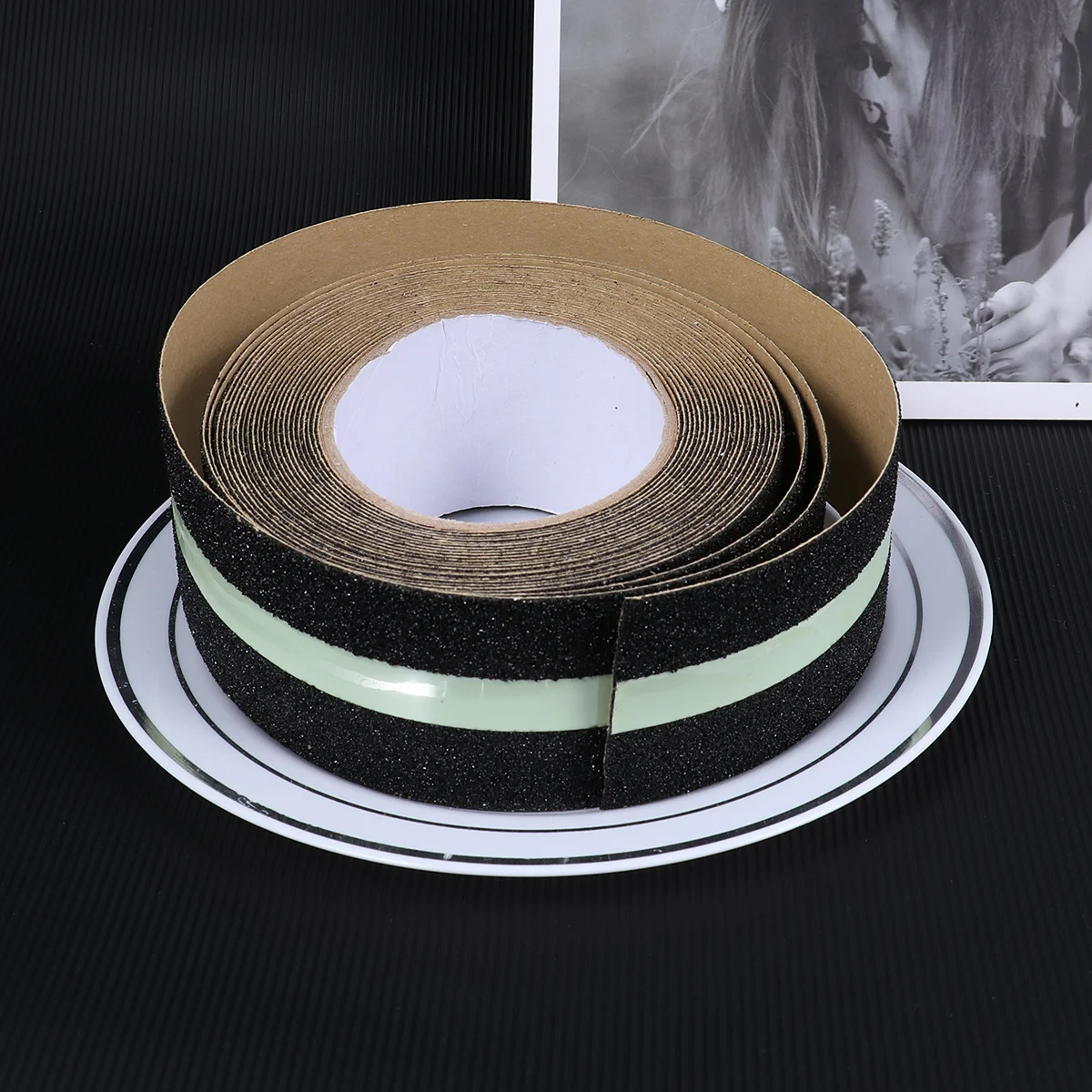 8 متر 5 سنتيمتر المضادة للانزلاق الشريط متجمد سطح لاصق قبضة ملصق للخارجية الدرج الممرات سلالم حديقة الطابق الرخام الخشب الخرساني #5