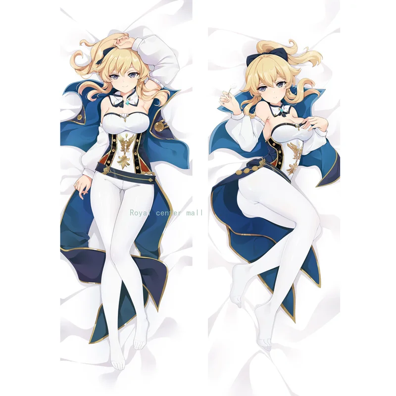 50x180cm Game Genshin Impact Jean Dakimakura Fullbody PillowCase Two-Side Printed Peach Skin Hugging Pillow Cover