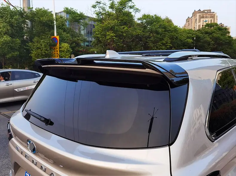 Per Toyota NEW Sienna Spoiler 2020-2022 ABS materiale plastico Primer colore posteriore Boot tronco ala posteriore tetto Spoiler accessori auto