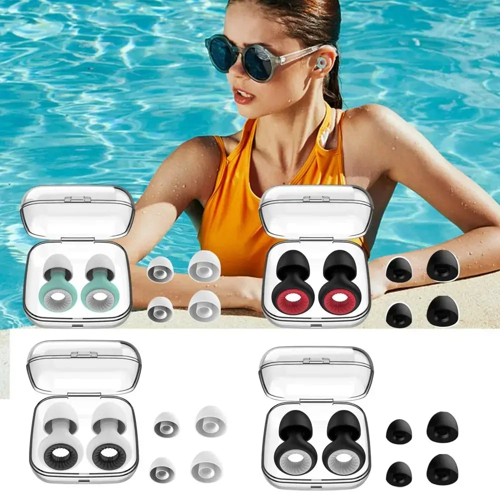 سدادات أذن بخاصية إلغاء الضوضاء 35 ديسيبل | سيليكون طبي | 1.3 جرام خفيف للغاية | للشخير/السفر/النوم #1