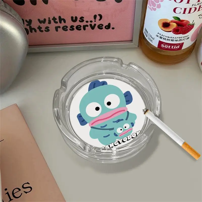 

Hangyodon Sanrio Plush Kawaii Cartoon Cute Dolls Glass Ashtray Arrangement Anime Plush Toys for Girls Kids Toys Birthday Gift