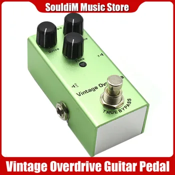 Efecto de Pedal de Guitarra eléctrica, accesorios de Guitarra, Vintage, Overdrive con True Bypass