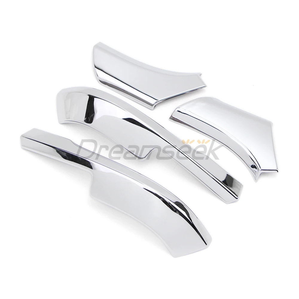 4PCs Car Side Rearview Mirror Chrome Cover Molding Trim Stickers For Toyota RAV4 XA50 2019 2020 2021 2022 2023 Accessories