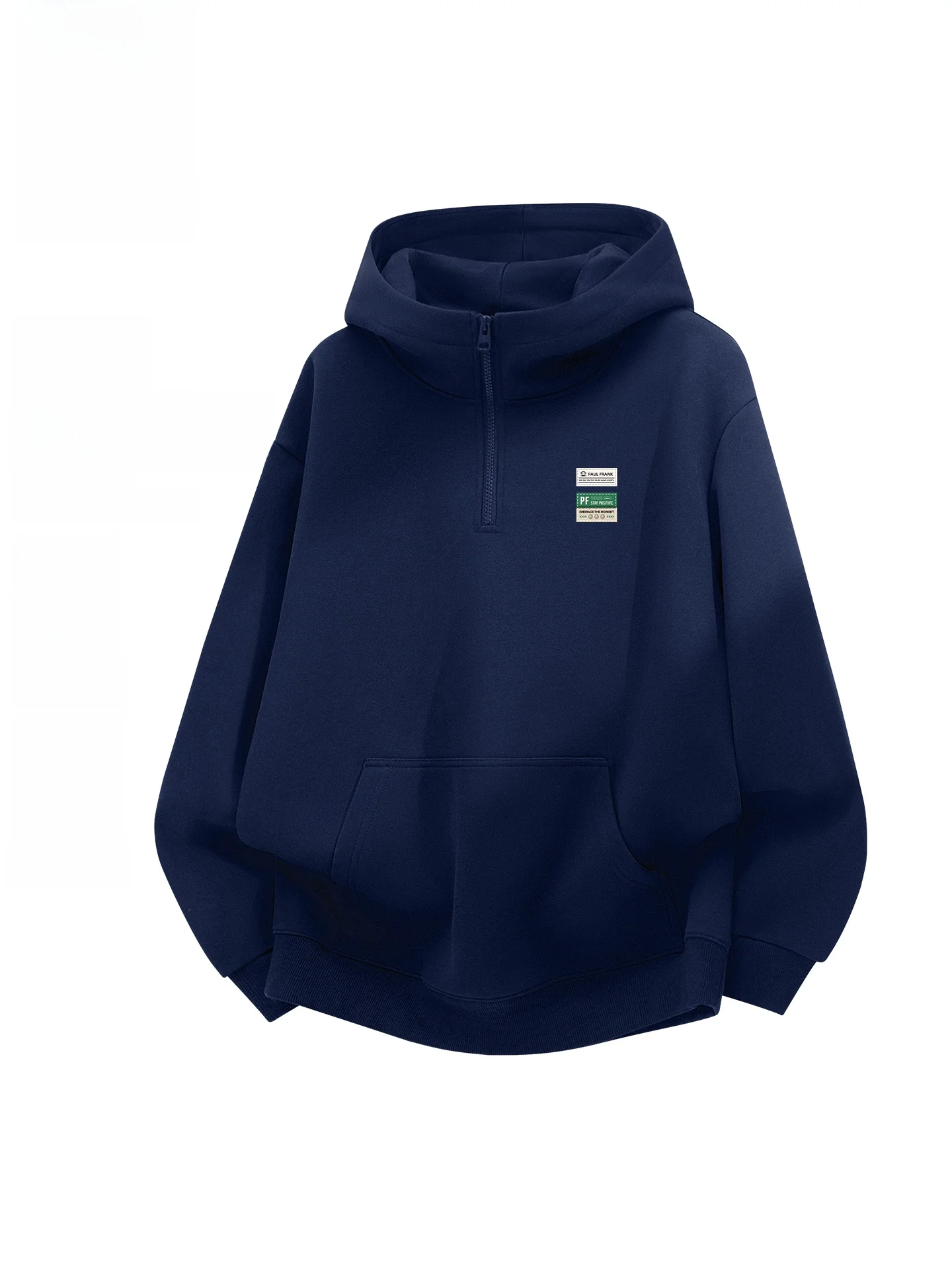 

Hooded Sweatirt Men's Thiened Autumn Winter f Zipper Warm Outerwear Fce Lined Loose Fit Youth Faion