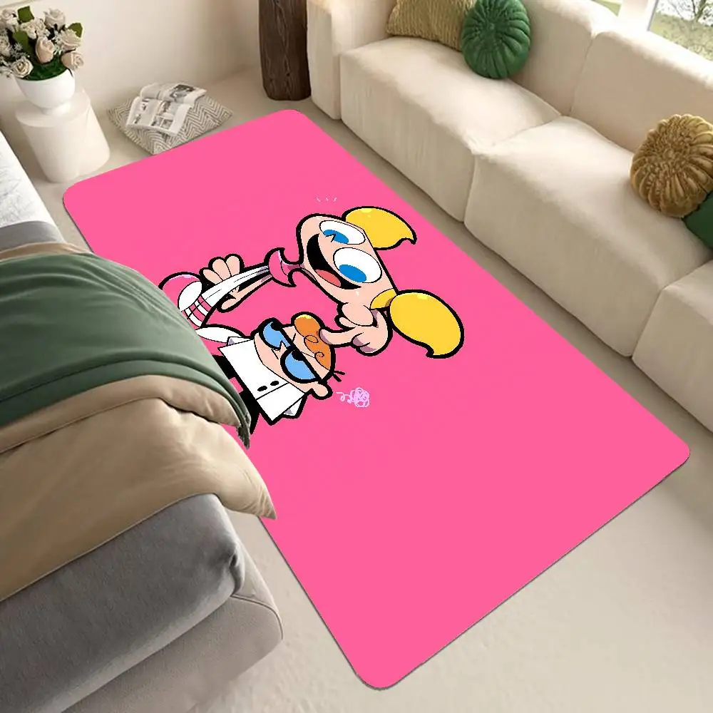 Cartoon D-Dexters Laboratory Door Mat Room Bedroom Decoration Balcony Anti-Slip Doormat Living Room Doormat Area Rug