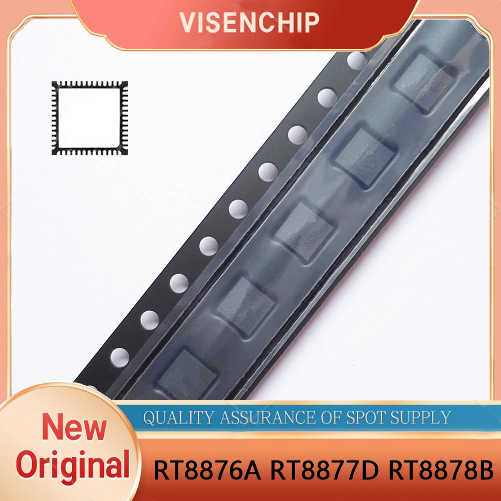 2pieces New RT8876A RT8877D RT8878B RT8876AGQW RT8877DGQW RT8878BGQW QFN