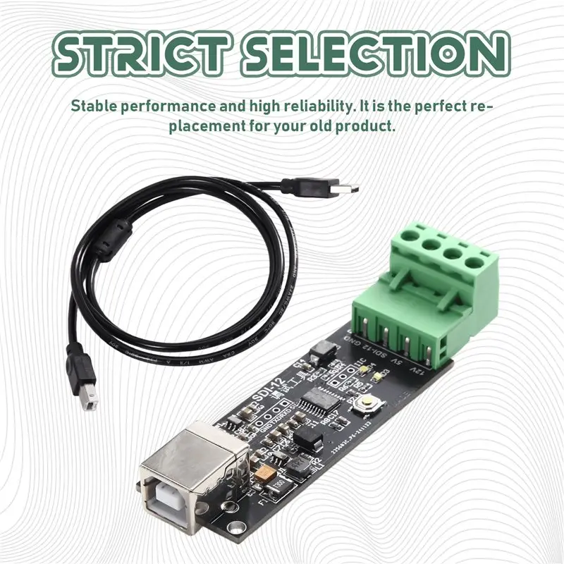 【VALUE MONEY】USB To SDI-12 Board SDI12 Sensor Test For Protocol Capture Debugger