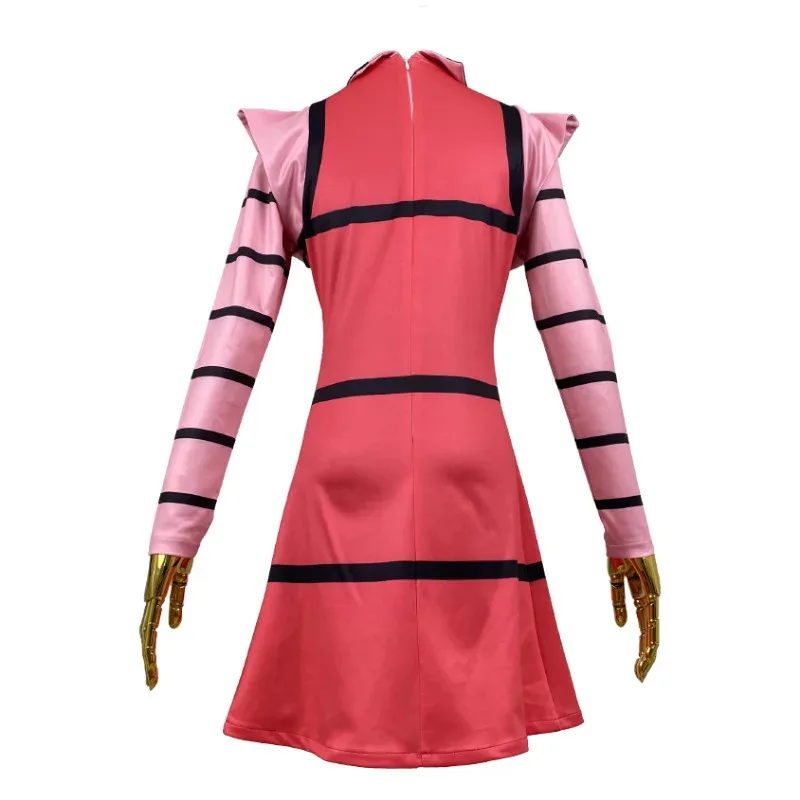 2025 ❤   Anime nuevo Invader Cosplay Alien ZIM vestido de manga larga con guantes disfraz de fiesta de Halloween para chica Fan ★ ★