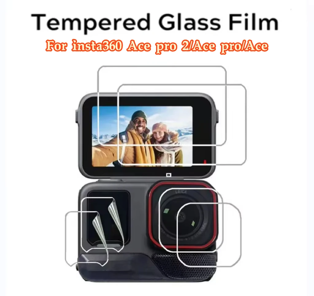 

Screen Protector For Insta360 Ace Pro2/pro HD Tempered Glass Screen Protectors Lens Protector 9H Hardness Scratch accessories