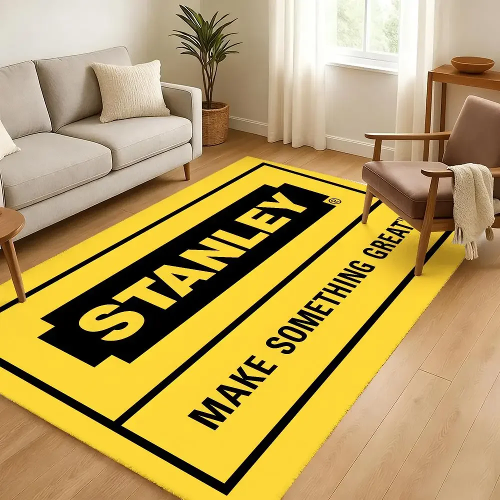 Stan-leys Hand Hardware Floor Mat Soft Thickened Absorbent Non-Slip Bedroom Living Room Door Mat Home Decor Flannel Rugs