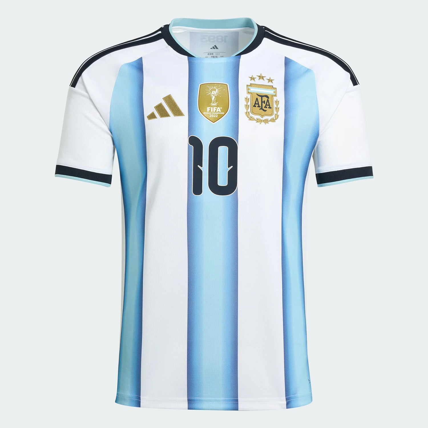 Adidas genuine Argentine men's slim fit round neck football sports T-shirt KA8117