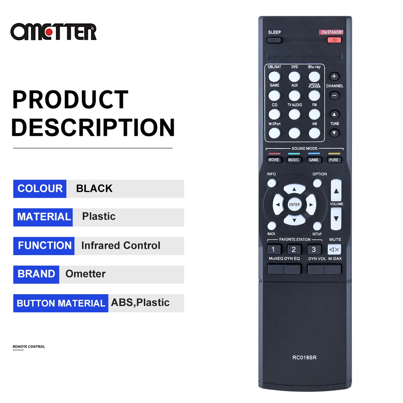 Mới RC018SR Cho Đầu Đĩa Marantz NR1403 5.1 Từ Xa Bộ Kênh Gia Đình Thu