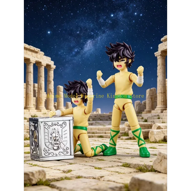 

In Stock ST Saint Seiya Myth Cloth EX Seiya Child W 2 Mini Pandora Box Pegasus Sagittarius Bronze Knights of The Zodiac PVC Gift