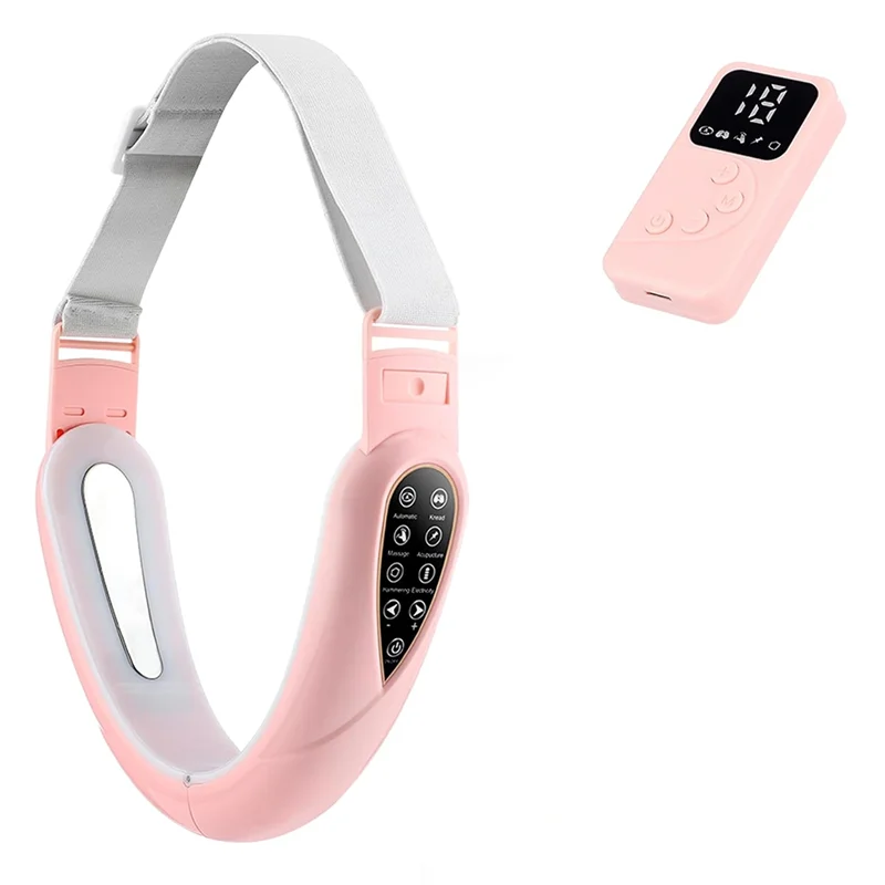 เครื่องนวดหน้าแบบพัลส์วีเนียร์ อุปกรณ์กระชับใบหน้า EMS ไมโครเคอร์เรนท์ เครื่องมือเสริมความงามเพื่อการกระชับและยกกระชับ-A54Q