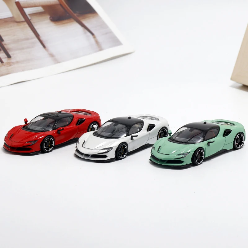 MJ 1:64 SF90 Hard top Diecast Model Car