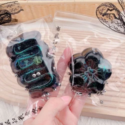 1PC Black Ancient Style Sticky Super Soft Pressure Relief Soft Squishy New Fingertip Toy Mini Relieving Squeeze Toy